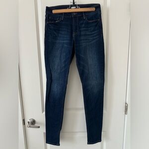 Old Navy Rockstar Super Skinny Women’s Jeans, Dark Wash Denim - Size 6 Tall